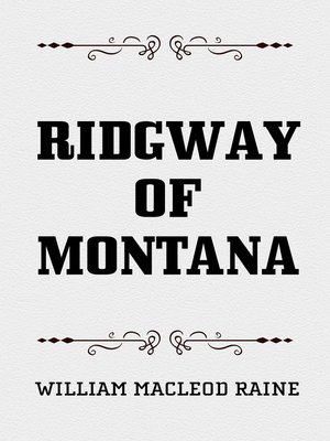 cover image of Ridgway of Montana